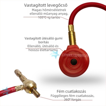 Flare Electron autónyomás-mérő mutatóval — Car pointer tire pressure gauge, kompatibilis autók, SUV-k és Wrangler, testreszabható