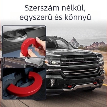 Szilikon elülső vontatóhorog-fedél – Chevrolet Silverado 1500 (2007–2025) külső módosítás