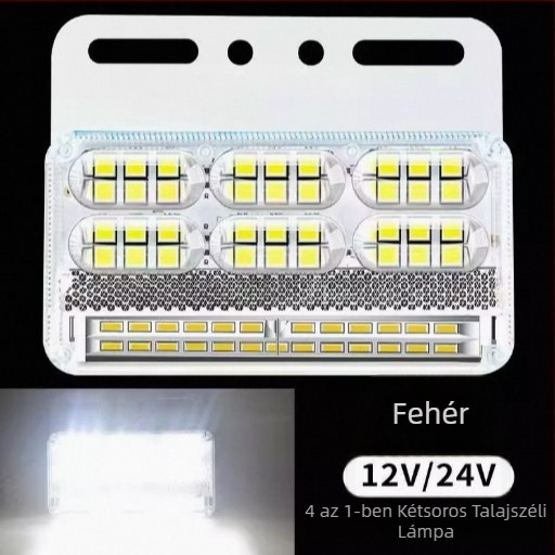 LED oldalsó fény teherautókhoz és utánfutókhoz, 24V/12V vízálló, ütközésgátló, szélességjelző fény
