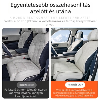 Zeekr 9X hátsó üléshuzat, univerzálisan illeszkedő, szellőző és lélegző, Nappa bőrből