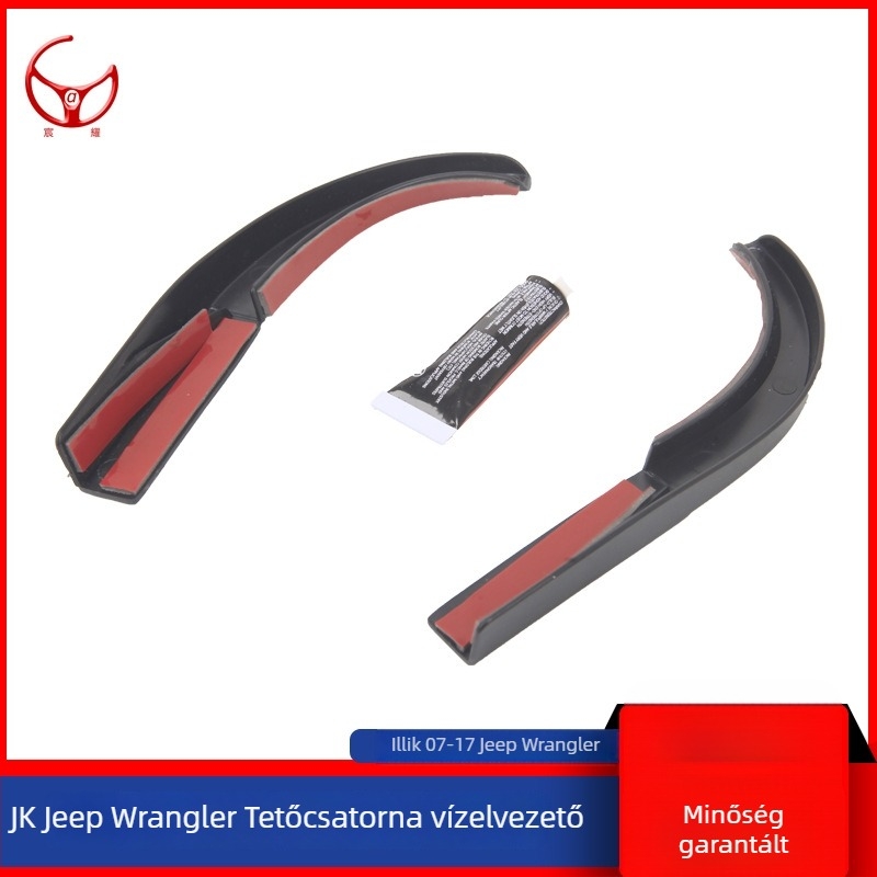 Tetőlefolyó végződés Jeep Wrangler JK-hez (2007–2017), módosított tető