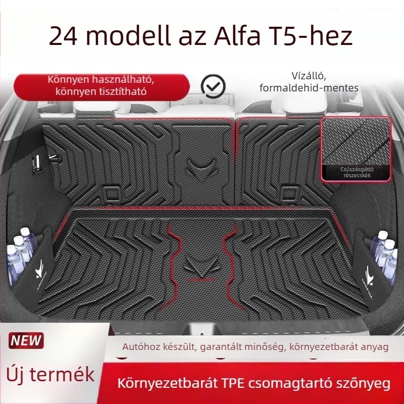 Csomagtartó matrica Jihu Alpha T5-hoz, TPE, vízálló, alsó réteg, 2024-es modell