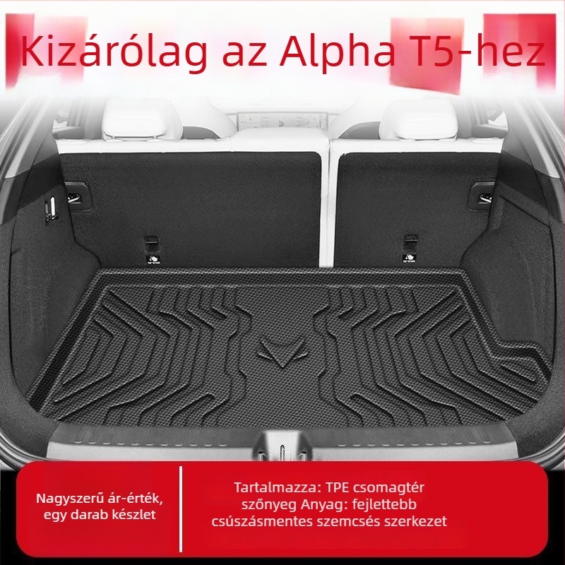 Csomagtartó matrica Jihu Alpha T5-hoz, TPE, vízálló, alsó réteg, 2024-es modell