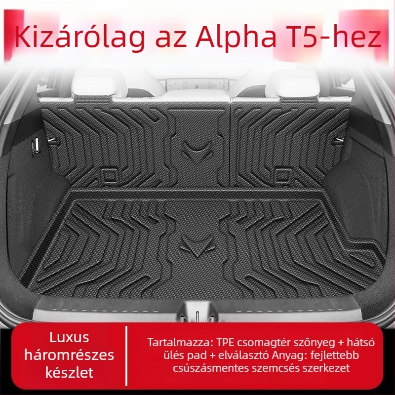 Csomagtartó matrica Jihu Alpha T5-hoz, TPE, vízálló, alsó réteg, 2024-es modell