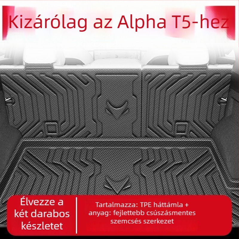 Csomagtartó matrica Jihu Alpha T5-hoz, TPE, vízálló, alsó réteg, 2024-es modell