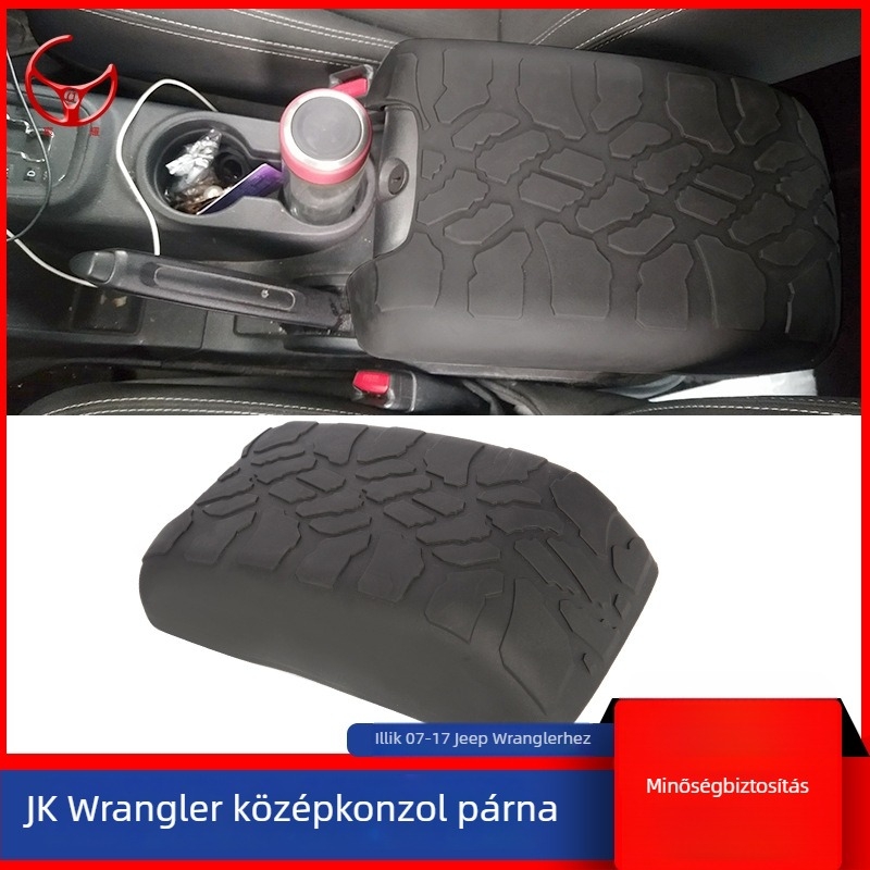Yaoyao TPE karfapárna középső kartámaszvédő burkolat Jeep Wrangler JK 2011-2017