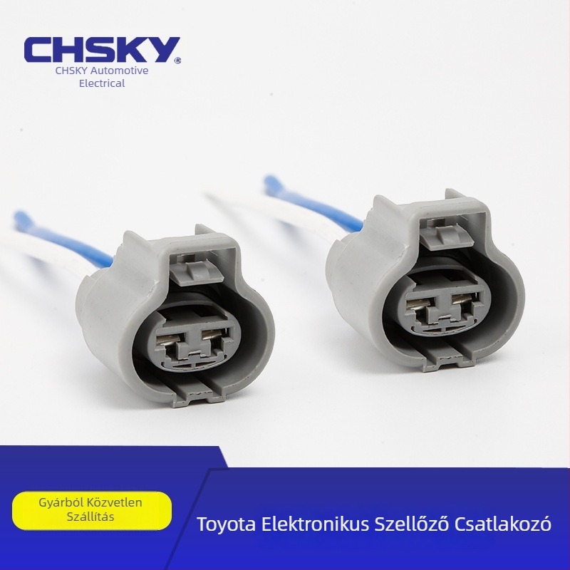 Autó elektromos hűtőventilátor csatlakozó- és vezeték-köteg, kompatibilis Toyota, Buick, BYD, Hyundai, Mazda, Chevrolet