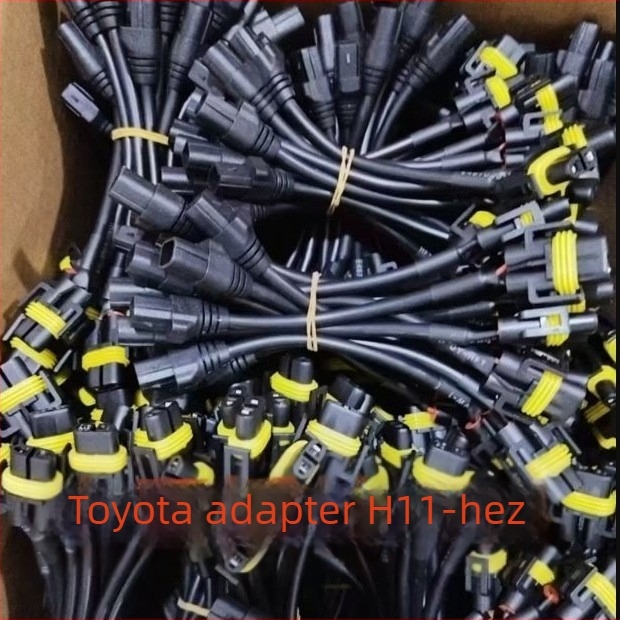 H11 Toyota Line fényszóró átalakító kábel – univerzális gumírozott kábel LED lencséhez