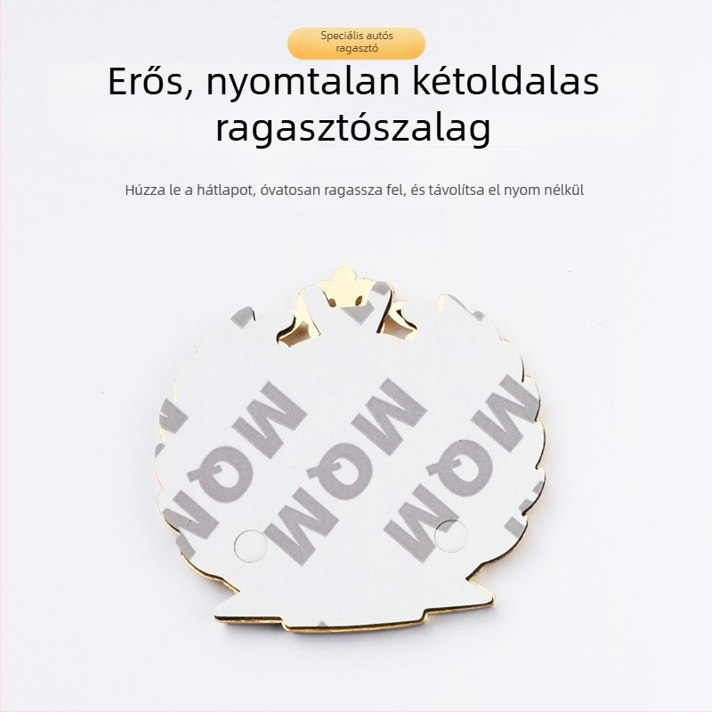 3D autólogó oldalsó embléma, fémdísz cinkötvözetből a karosszériához, DIY dekoráció