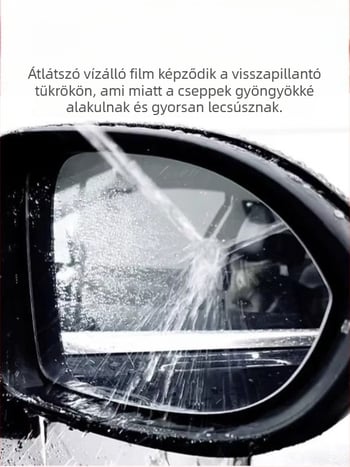 Hátsó visszapillantó tükör üvegre antifog spray, Rain Bullet No. 1, Modell 7326