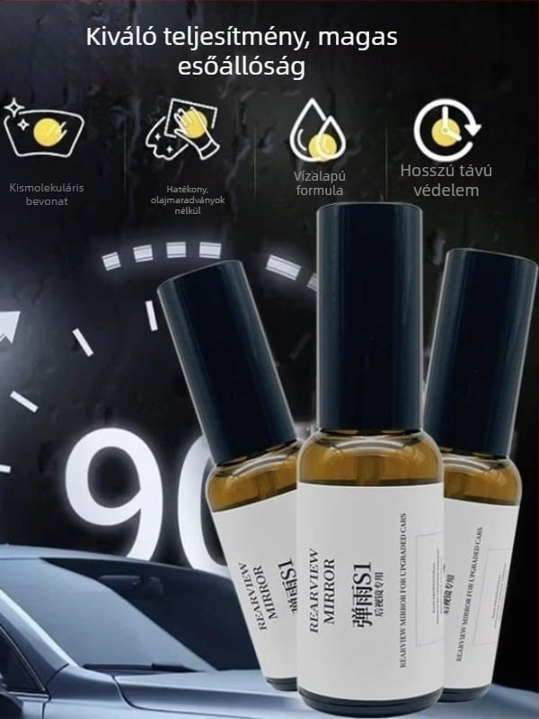 Hátsó visszapillantó tükör üvegre antifog spray, Rain Bullet No. 1, Modell 7326