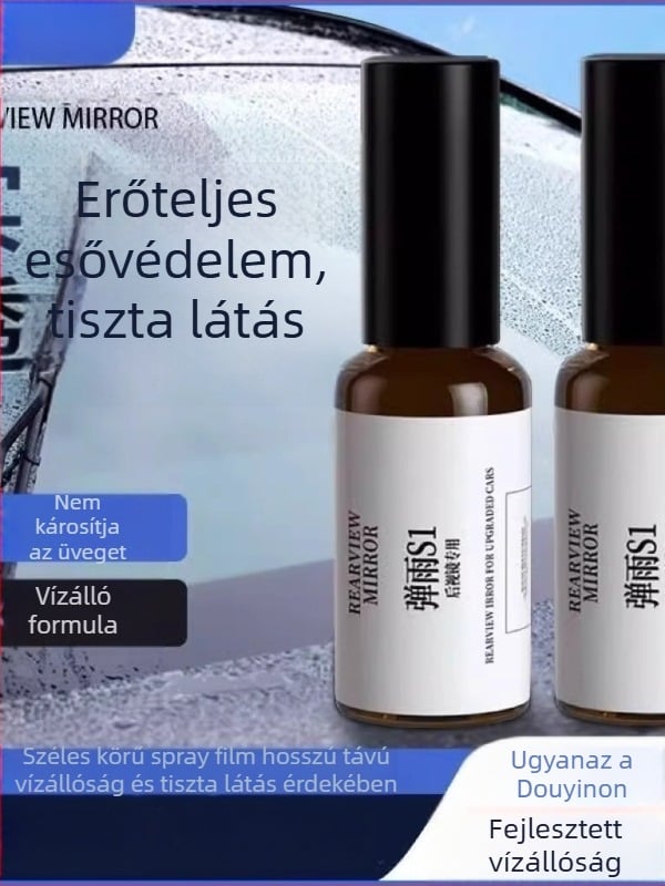 Hátsó visszapillantó tükör üvegre antifog spray, Rain Bullet No. 1, Modell 7326