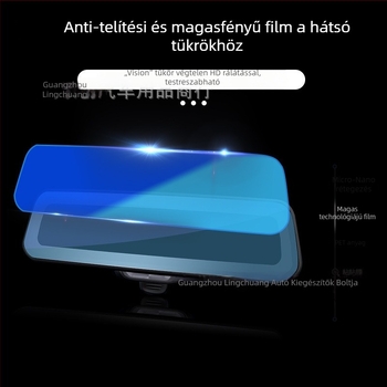 Autóhátsó tükör antifényes film, PET anyag, erős tapadás, testreszabható feldolgozás