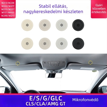 Mercedes-Benz tetőmikrofon‑fedél a W213, W238, W253, W257, W117, W222, W463, W190, W290, W217 modellekhez – Kódok 2138230100, 2138230300 – Licenselt privát márkák: Igen