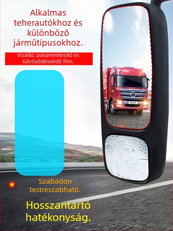 Teherautó esővédő fólia | PET anyag, téglalap alakú kialakítás, modell Rainproof film