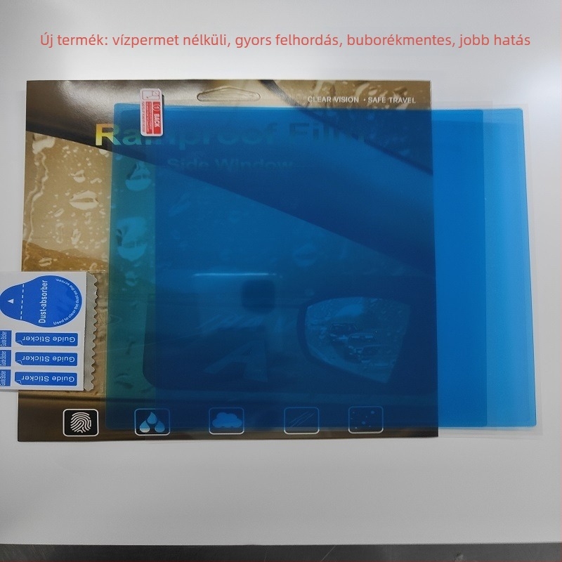 Autóhátsó tükör eső- és párásodás elleni film – PET anyag, magas tapadású, testreszabható lap, Új stílus, Pleasant to the Heart