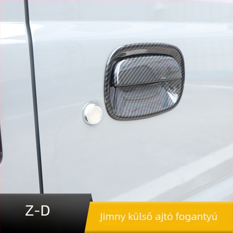 Jimny 2019–2021 ajtókilincs burkolat módosító alkatrész — ajtókilincs külső dísz, testreszabás elérhető, márka Helpful Way