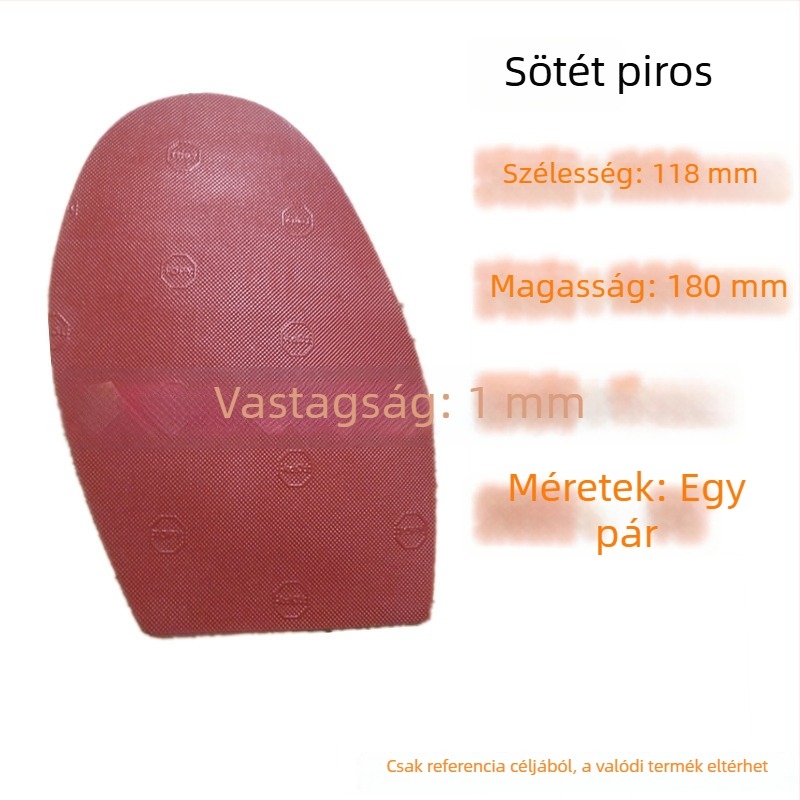 Elülső talptalp kopásálló gumiból, modell topy1.2, uniszex, minden szezonban használható