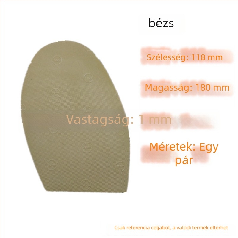 Elülső talptalp kopásálló gumiból, modell topy1.2, uniszex, minden szezonban használható