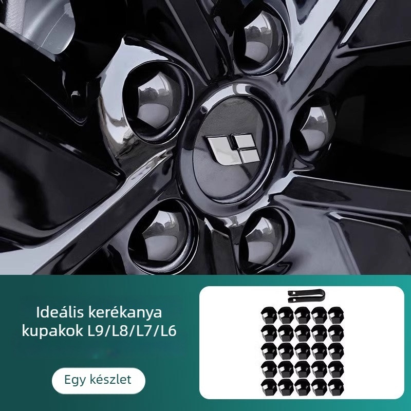 Csavaranya sapka Ideal L6L7L8L9 kerékagyhoz (Modell: Ideal L6L7L8L9; Anyag: ABS; Eredet: Guangdong; Feldolgozás és testreszabás: Nincs; Logó nyomtatás: Nincs)