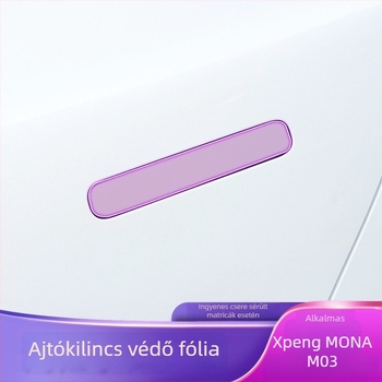 Ajtókilincs védőfólia (TPU, magas és alacsony hőmérséklet elleni ellenállás, elhelyezés: központi vezérlőpanel, univerzális kompatibilitás)