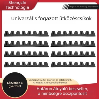 Univerzális gumiból készült első lökhárítóvédő csík — karcolás elleni védelem, univerzális modellekhez, testreszabható
