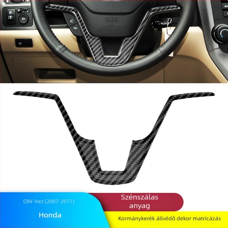 Autó belső matricák - szénszálas, kompatibilis Honda CR-V 2007-2011, modell XGM-5454