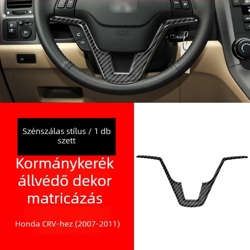 Autó belső matricák - szénszálas, kompatibilis Honda CR-V 2007-2011, modell XGM-5454