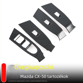 Little Music King ABS Mazda CX-50 ablakemelő panel üvegkapcsolóval és belső kartámasz kerettel belső módosításokhoz