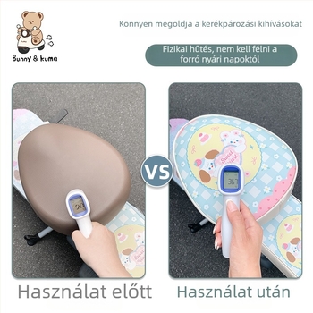 Bőr Elektromos Kerékpár Üléshuzat – Vízálló, UV-védelem, Hőszigetelő Párna, Megfelel az új nemzeti szabványnak, Nyári univerzális modell