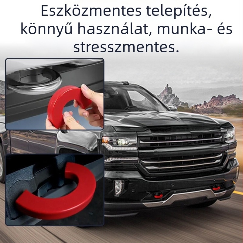 Elülső vontatókuka védőfedél Chevrolet Silverado 1500 (2007–2025), nitril, modell TBB004, márka Black and White