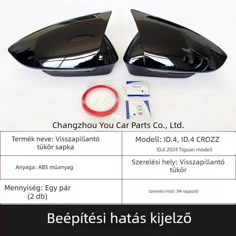 Volkswagen ID.4 (2020–2024) és ID.6 CROZZ tükrökfedél, külső tükrökház