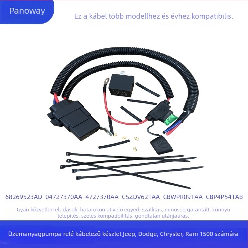 Üzemanyag-szivattyú relé vezeték-készlet 68269523AD – Panoway – Jeep Ram 1500-hoz