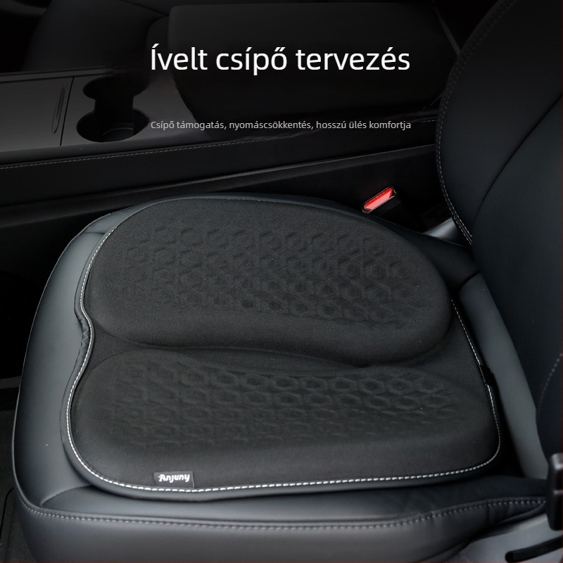 Autóülés párna, univerzális minden évszakhoz, vezetői egyrészes ülés párna, huzat, gél anyagú, gyapot töltés, lélegző