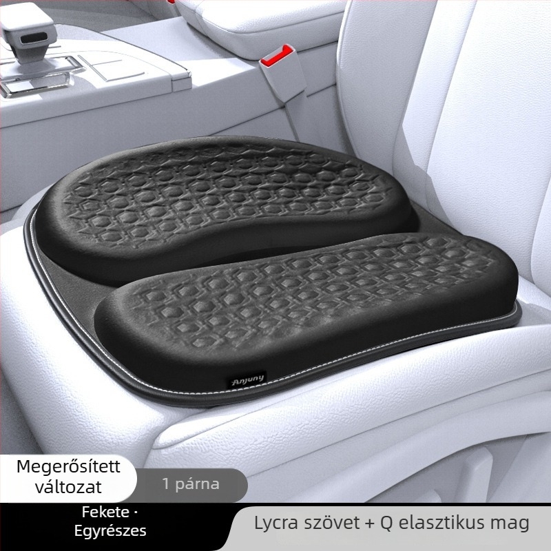 Autóülés párna, univerzális minden évszakhoz, vezetői egyrészes ülés párna, huzat, gél anyagú, gyapot töltés, lélegző