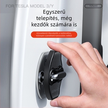 Tesla Model 3/Y/YL ajtózárfedél szilikon csillapító alátéttel (YZ márka)