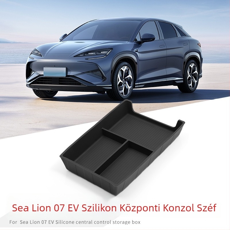 Szilikon központi konzol tároló doboz, vízálló, BYD járművekhez