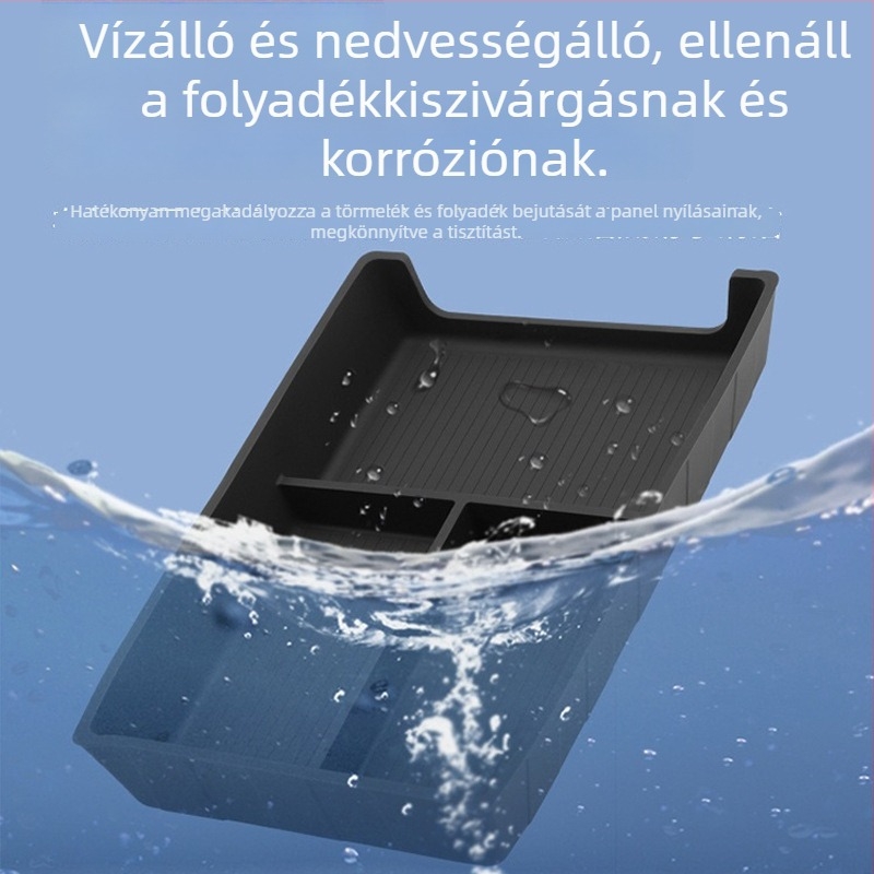 Szilikon központi konzol tároló doboz, vízálló, BYD járművekhez