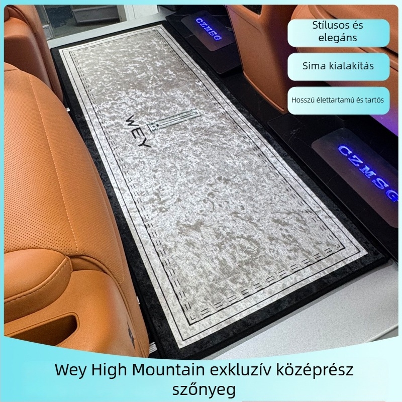 Wei Brand Mountain Középső sor szőnyegpadlók — poliészter, teljes körű lefedés, kompatibilis konkrét járműmodellekkel