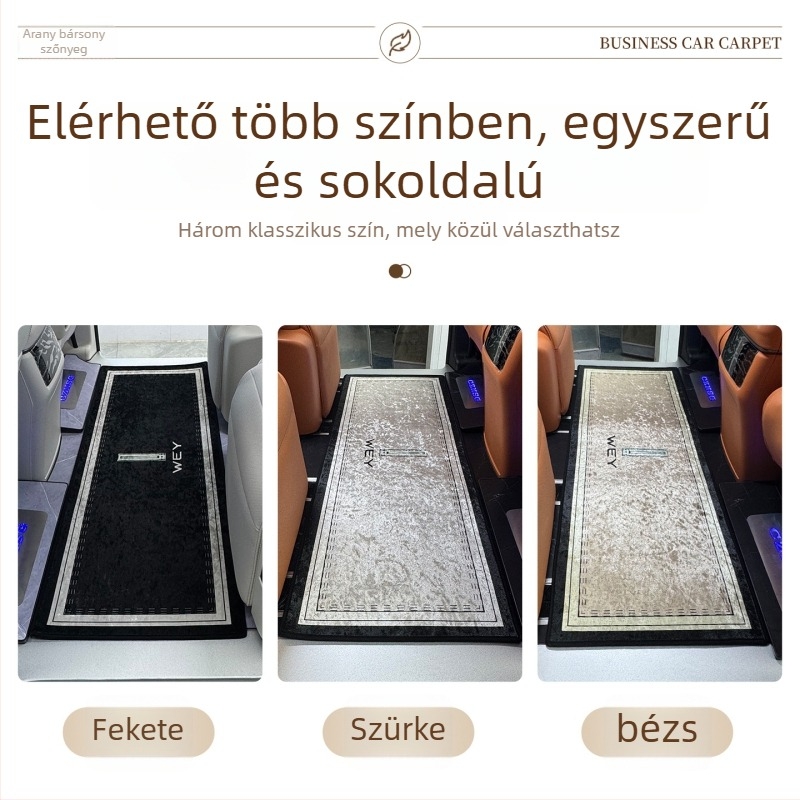 Wei Brand Mountain Középső sor szőnyegpadlók — poliészter, teljes körű lefedés, kompatibilis konkrét járműmodellekkel