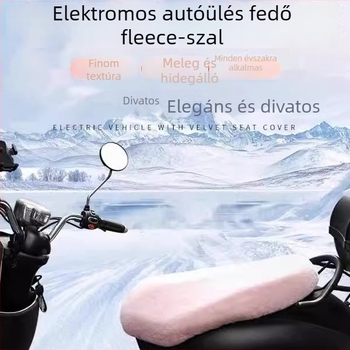 Elektromos jármű ülésvédő fleece béléssel és pamut töltéssel, téli meleg, Friendly márka