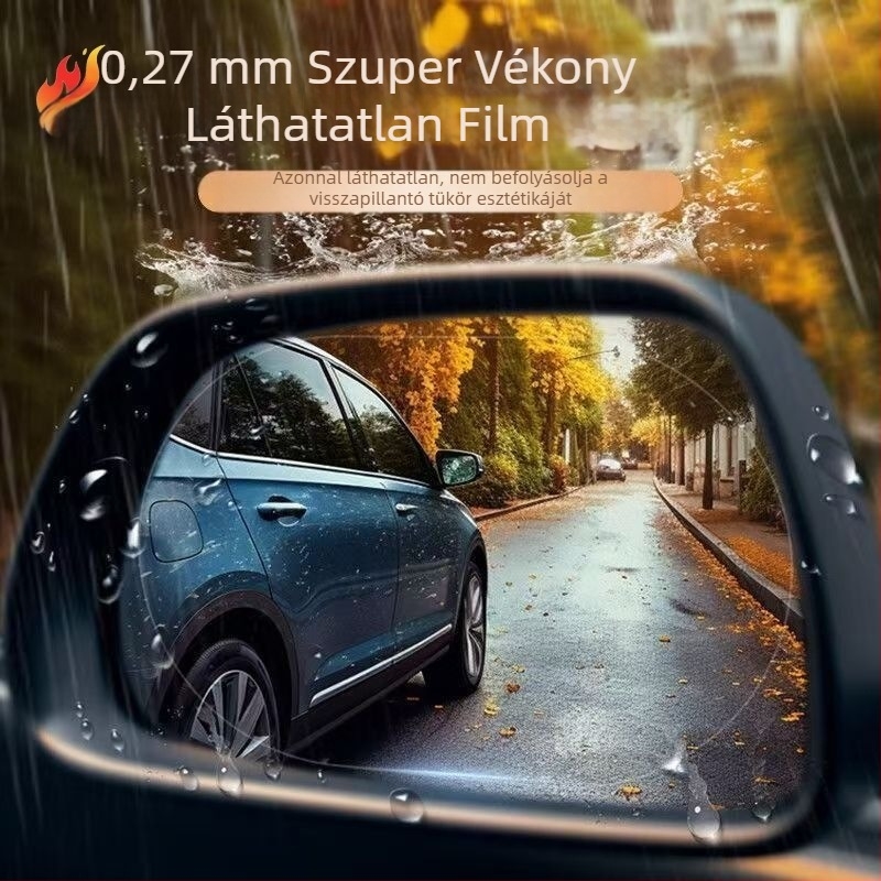 Mo yun Autó hátsó nézet tükrének – esővédő fólia a tükörhöz, páramentesítő, vízálló, univerzális