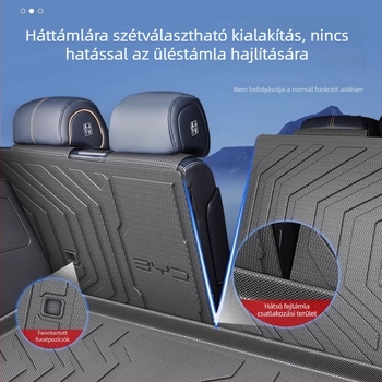 BYD Song Plus DM-i csomagtartó szőnyeg, 25 Plus verzió, peremmel, TPE anyagú autóalkatrész