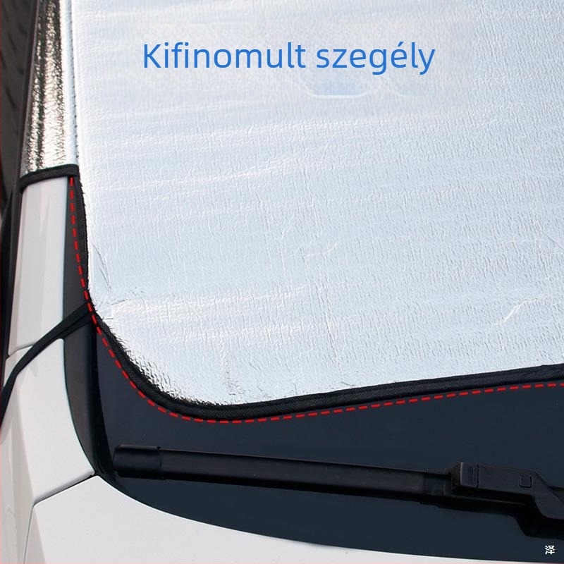 Univerzális első szélvédő hóvédő takaró — vákuumrögzítés, fagy elleni védelem, logó nyomtatás lehetséges