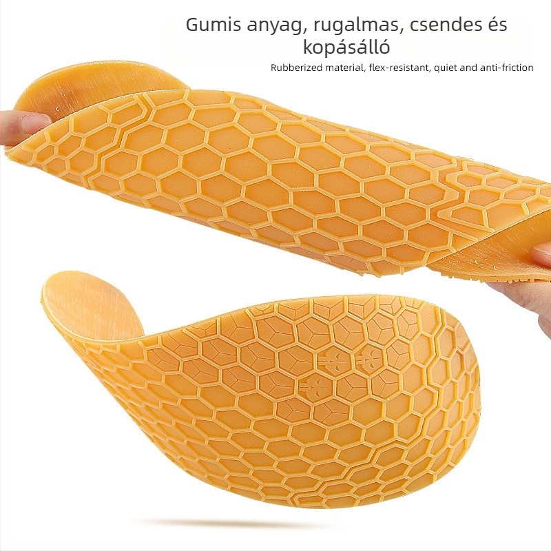 Teniszcipő talpbetét – Gumi, Méhsejt szerkezet, Csúszásmentes, Kopásálló