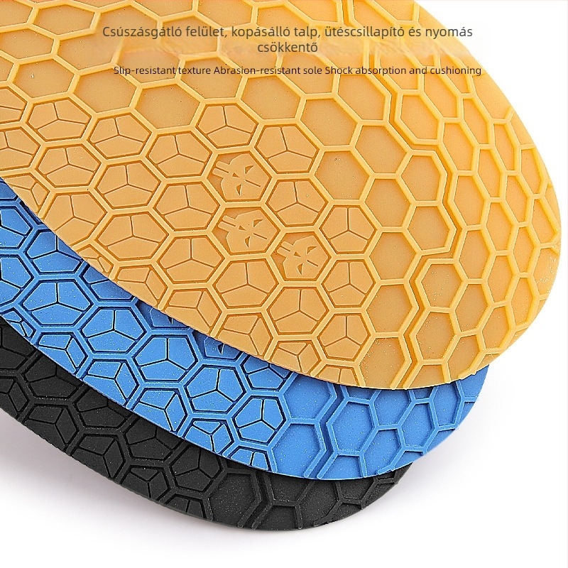 Teniszcipő talpbetét – Gumi, Méhsejt szerkezet, Csúszásmentes, Kopásálló