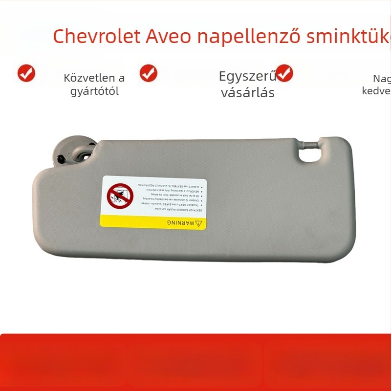 Chevrolet Aveo szélvédő napvédő roló – Angwei, PVC anyag, beépített telepítés, minimalist stílus