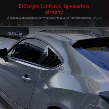 Hátsó háromszög ablak dekor autómatrica Subaru BRZ GR86 2022+, ABS, geometriai mintázat, öntapadós