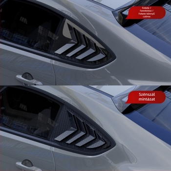 Hátsó háromszög ablak dekor autómatrica Subaru BRZ GR86 2022+, ABS, geometriai mintázat, öntapadós