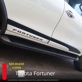 Toyota Fortuner ajtóélvédő csíkok, ABS anyag, külső karcálló védelem
